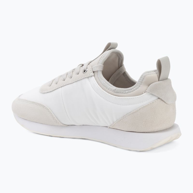 Încălțăminte pentru bărbați Calvin Klein YM0YM01414 Retro Runner Sock Laceup Mix mat bright white/light grey 3