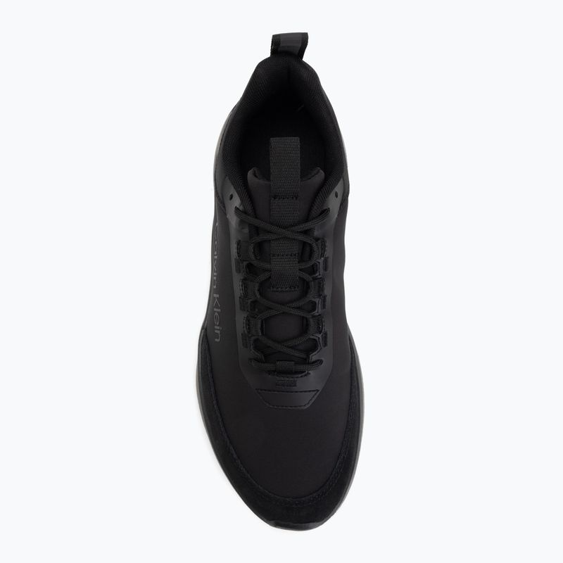 Încălțăminte pentru bărbați Calvin Klein HM0HM02342 Light Eva Runn Essential Laceup Nylon Suede triple black 5