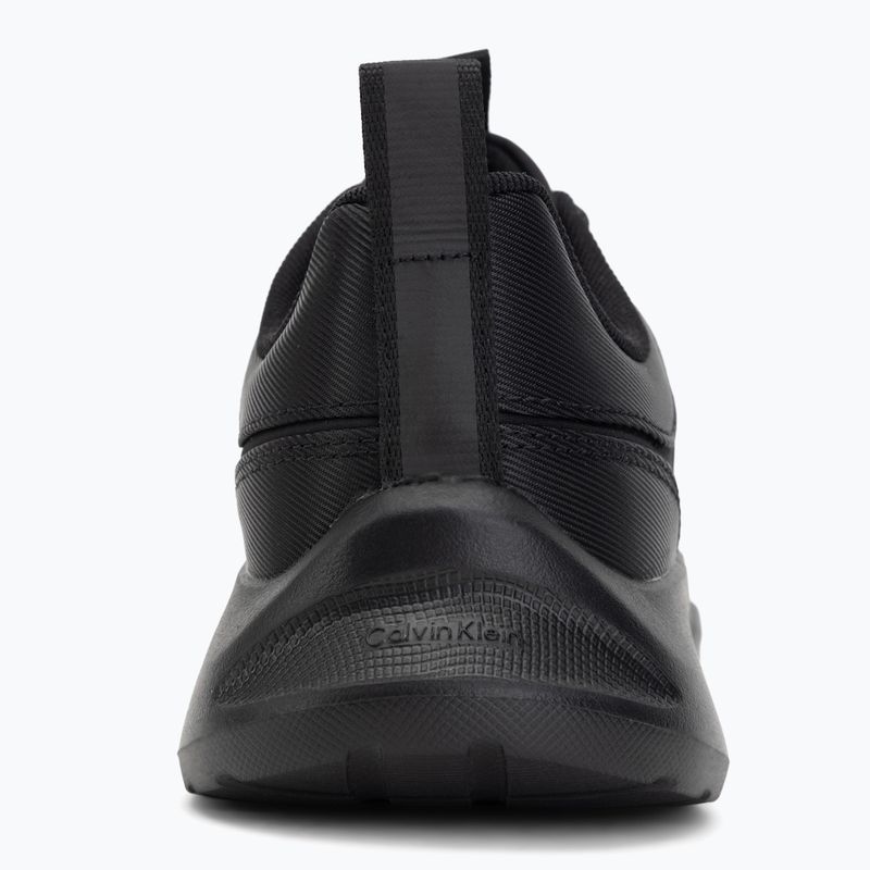 Încălțăminte pentru bărbați Calvin Klein HM0HM02342 Light Eva Runn Essential Laceup Nylon Suede triple black 6