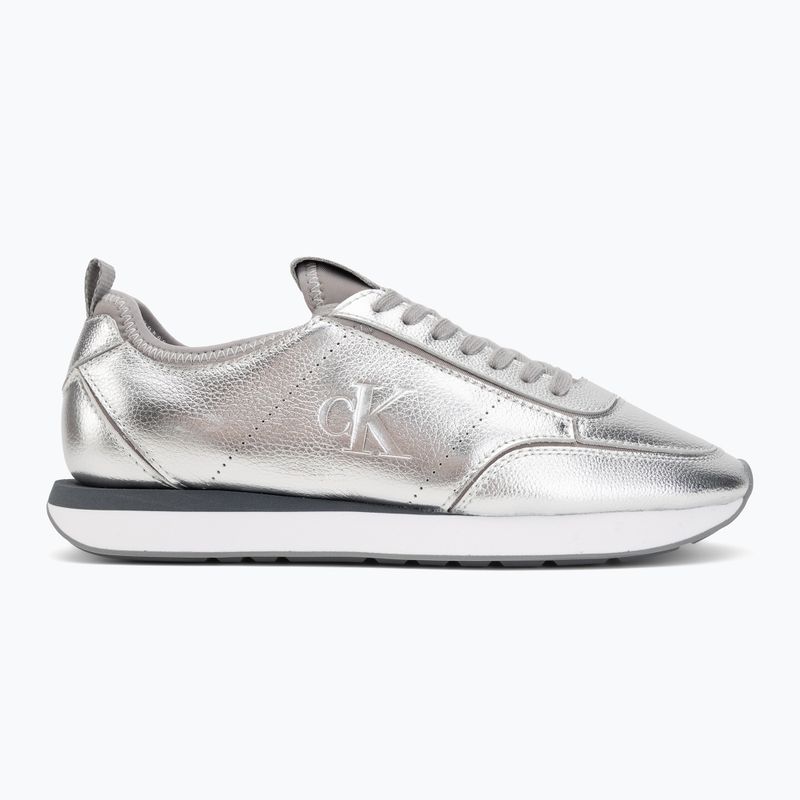 Încălțăminte pentru femei Calvin Klein HW0HW03287 Retro Runner Metallic silver 2