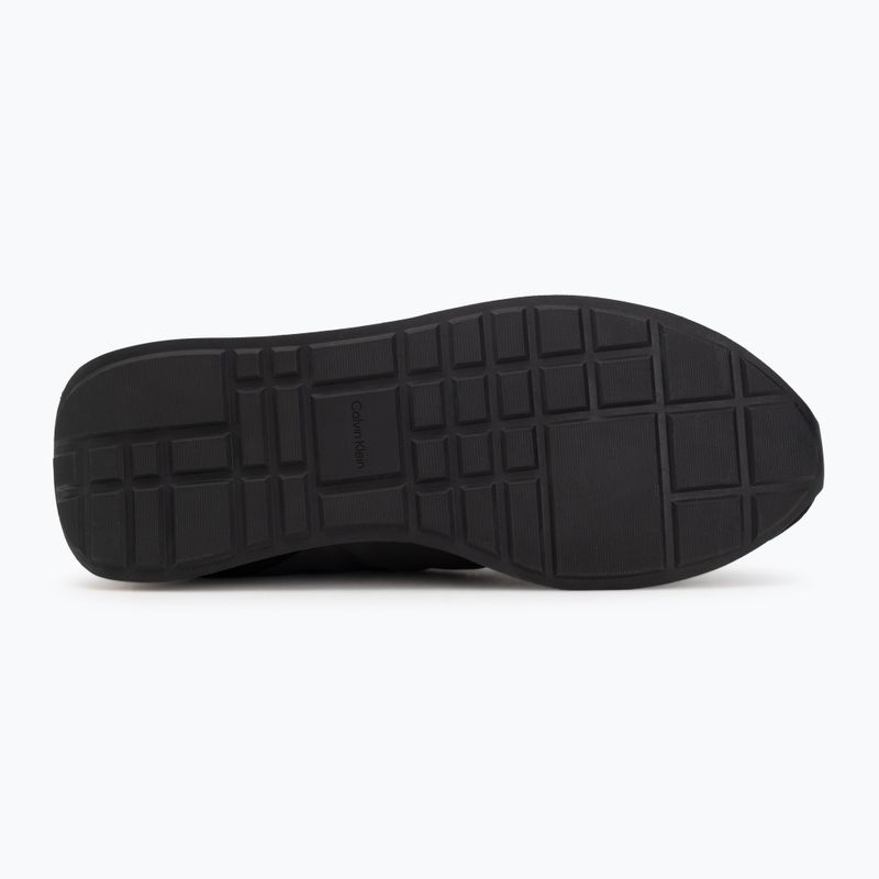 Încălțăminte pentru bărbați Calvin Klein HM0HM02212 Retro Runner Bans Leather Suede black/iron gate/amber gold 4