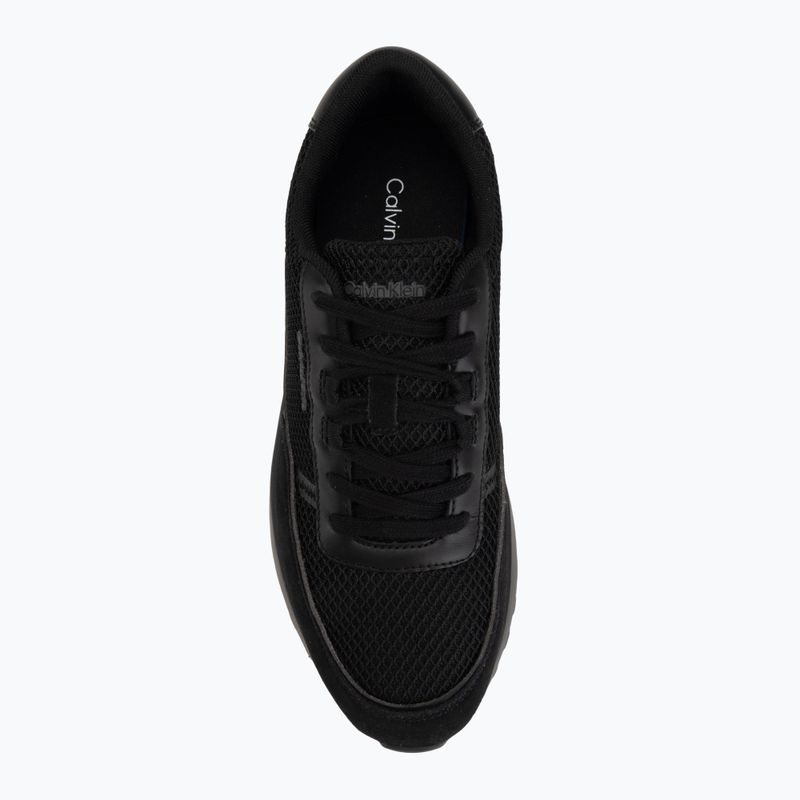 Încălțăminte pentru bărbați Calvin Klein HM0HM02215 City Runner Laceup Nylon Recycled Suede triple black 5