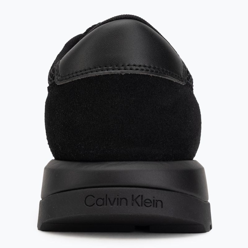 Încălțăminte pentru bărbați Calvin Klein HM0HM02215 City Runner Laceup Nylon Recycled Suede triple black 6