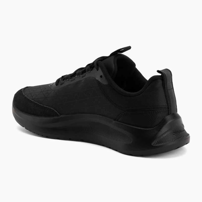 Încălțăminte pentru bărbați Calvin Klein HM0HM02343 Light Eva Runn Laceup AOP triple black 3