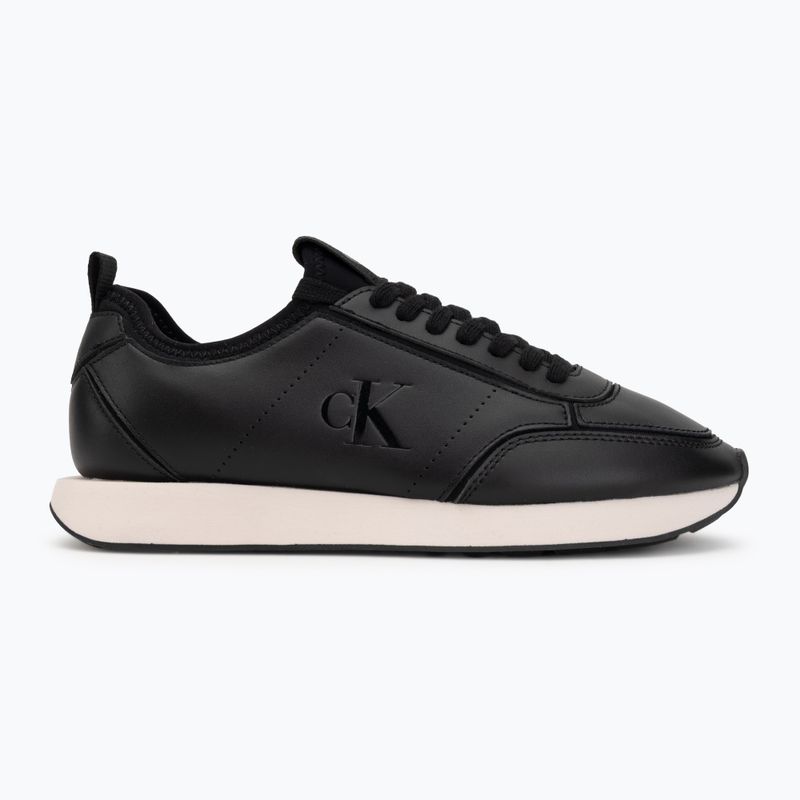 Încălțăminte pentru femei Calvin Klein HW0HW03118 Retro Runner Sock PANL Leather Neo black/crystal grey 2