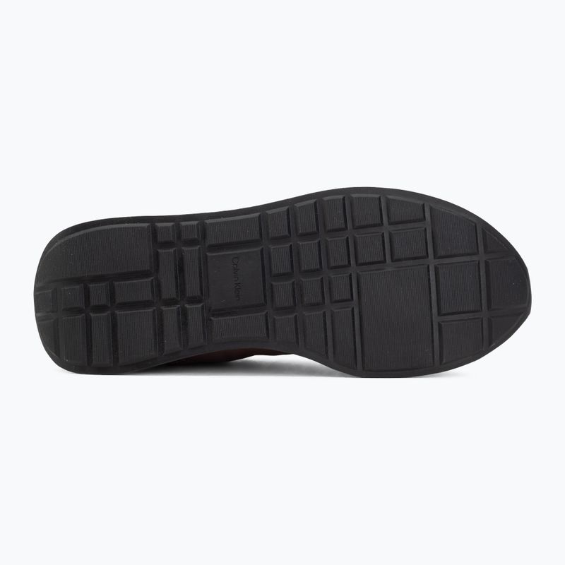 Încălțăminte pentru bărbați Calvin Klein YM0YM01361 Retro Runner Ess Mix Mat bordeaux/peppercorn/vanilla 4