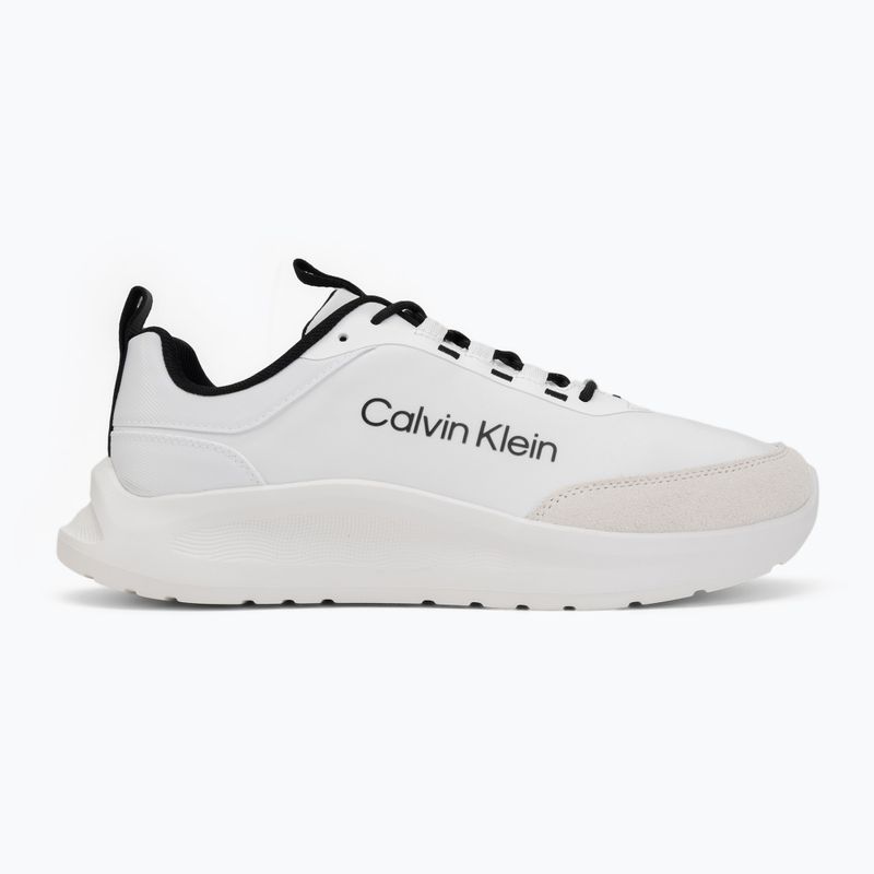 Încălțăminte pentru bărbați Calvin Klein HM0HM02342 Light Eva Runn Essential Laceup Nylon Suede bright white/black 2
