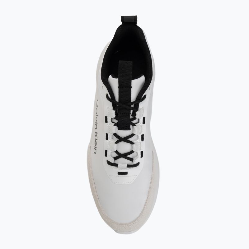 Încălțăminte pentru bărbați Calvin Klein HM0HM02342 Light Eva Runn Essential Laceup Nylon Suede bright white/black 5