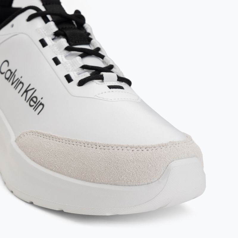 Încălțăminte pentru bărbați Calvin Klein HM0HM02342 Light Eva Runn Essential Laceup Nylon Suede bright white/black 7