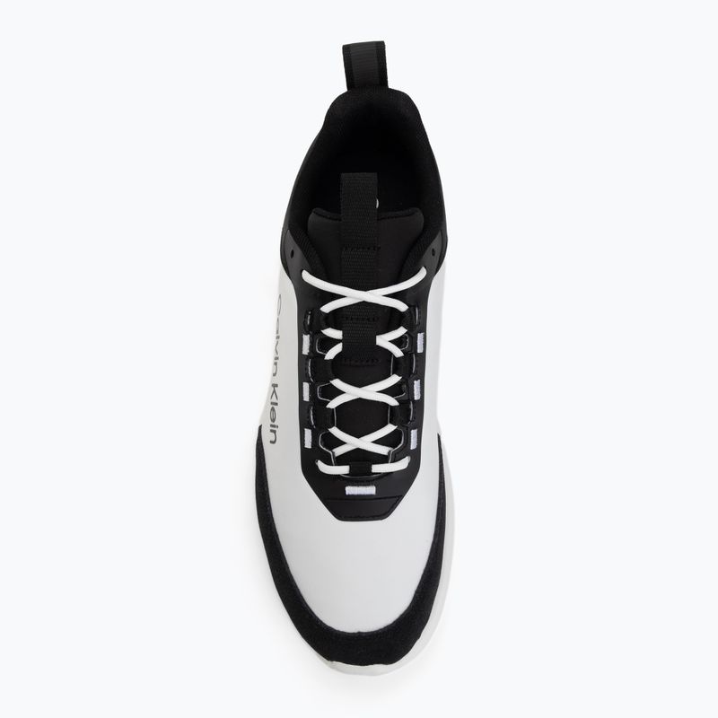 Încălțăminte pentru bărbați Calvin Klein HM0HM02342 Light Eva Runn Essential Laceup Nylon Suede black/bright white 5