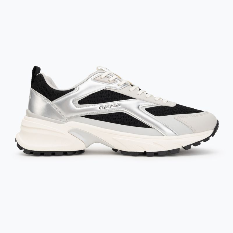 Încălțăminte pentru bărbați Calvin Klein HM0HM02341 Hike Runner Stripe Met Mix black/silver/light grey 2