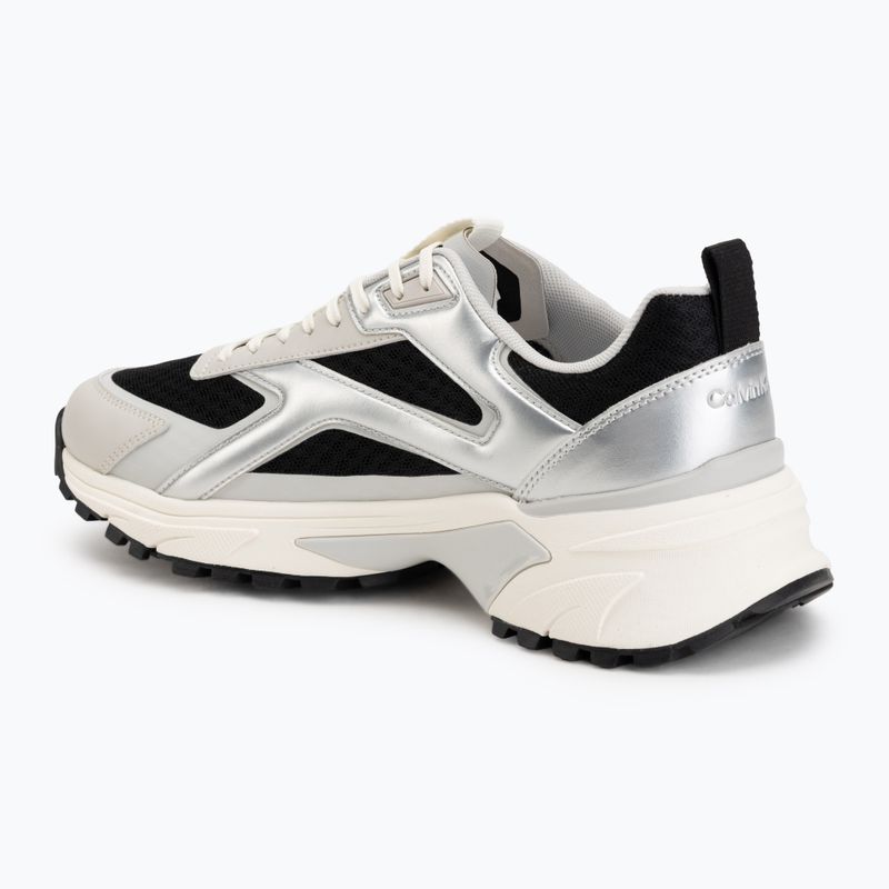 Încălțăminte pentru bărbați Calvin Klein HM0HM02341 Hike Runner Stripe Met Mix black/silver/light grey 3