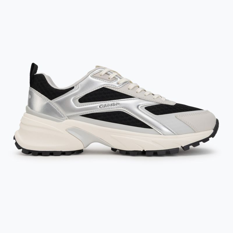Încălțăminte pentru femei Calvin Klein HW0HW03140 Hike Run Stripe Mesh Met black/silver/light grey 2