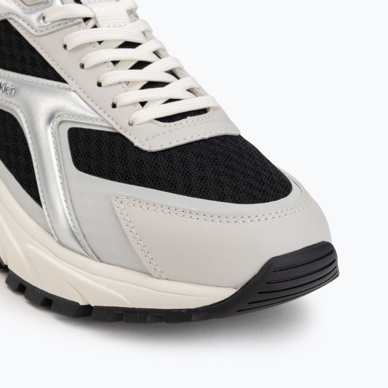 Încălțăminte pentru femei Calvin Klein HW0HW03140 Hike Run Stripe Mesh Met black/silver/light grey 7