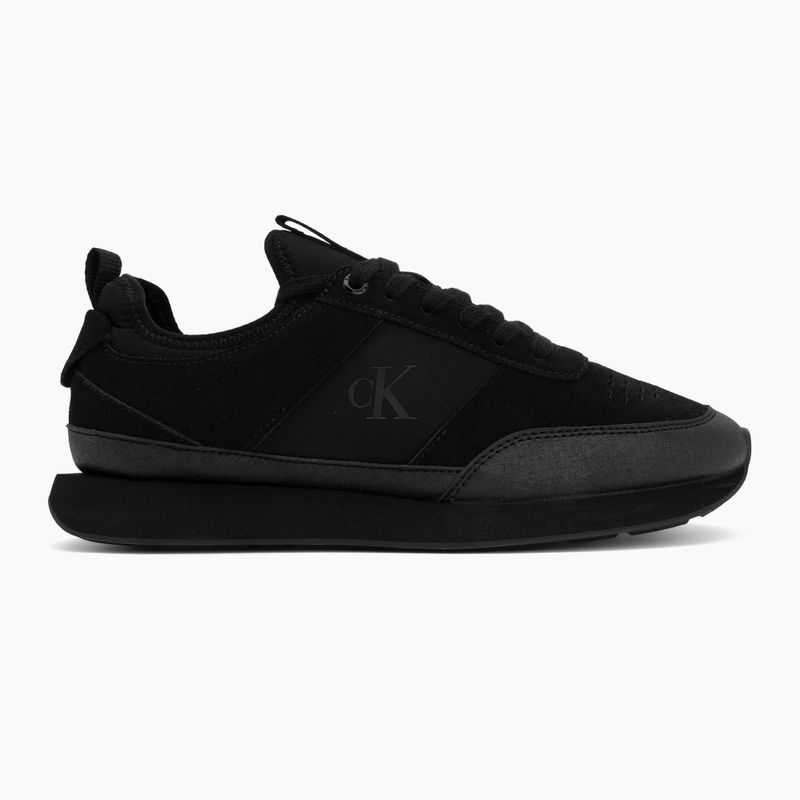 Încălțăminte pentru bărbați Calvin Klein HM0HM02305 Retro Runner Sock triple black 2