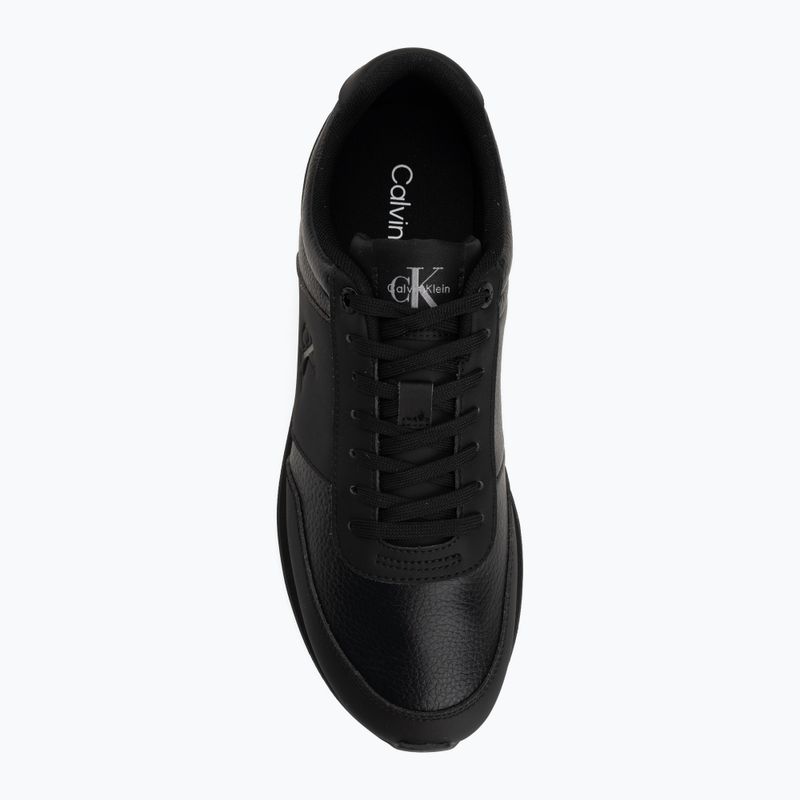 Încălțăminte pentru bărbați Calvin Klein HM0HM02447 Retro Run Lace Band triple black 5