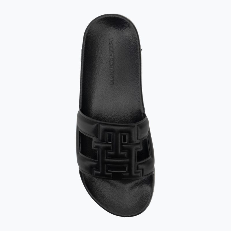 Șlapi pentru femei Tommy Hilfiger Monogram black 5