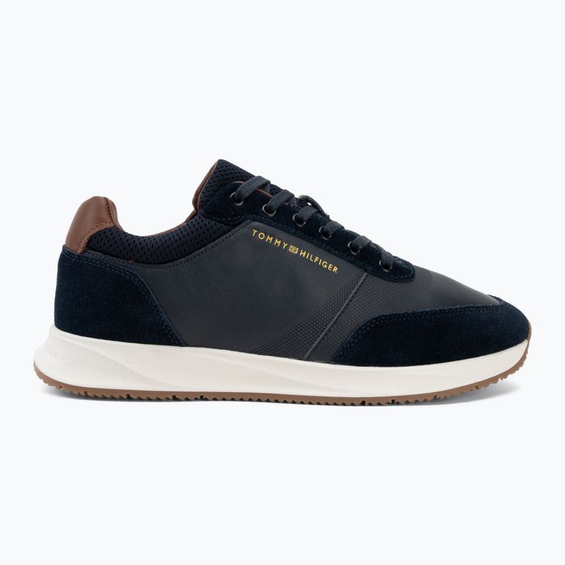 Încălțăminte pentru bărbați Tommy Hilfiger Runner Suede Mix tracksuits desert sy 2