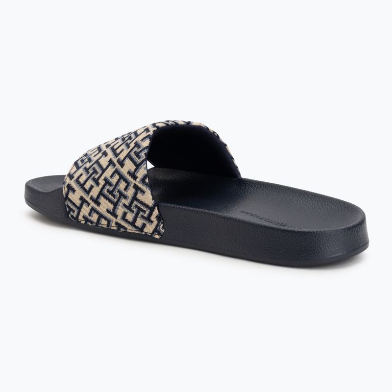 Șlapi pentru femei Tommy Hilfiger Monogram space blue 3