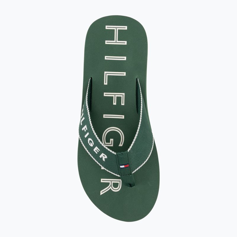 Șlapi pentru bărbați Tommy Hilfiger Sporty street green 5