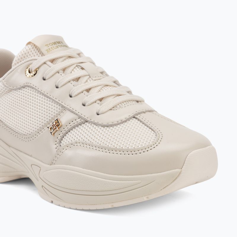 Încălțăminte pentru femei Tommy Hilfiger ModernRunner Shiny Leather soft cream 7