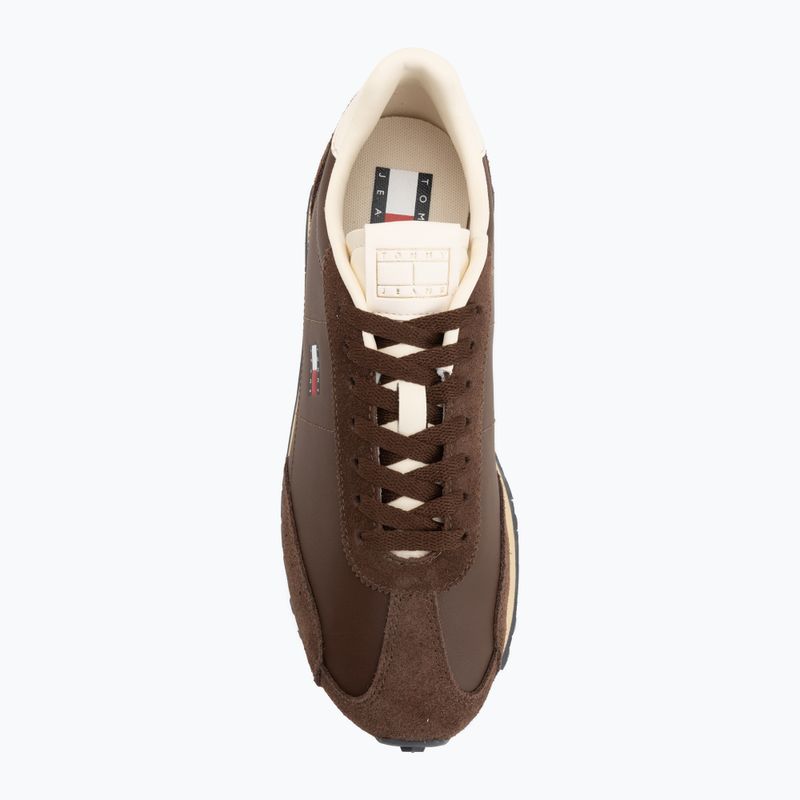 Încălțăminte bărbătească Tommy Jeans Retro Runner Archive Mix legacy brown 5