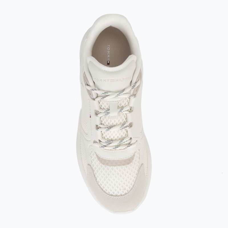 Încălțăminte pentru bărbați Tommy Hilfiger Lightweight Runner Monocolor ecru 5