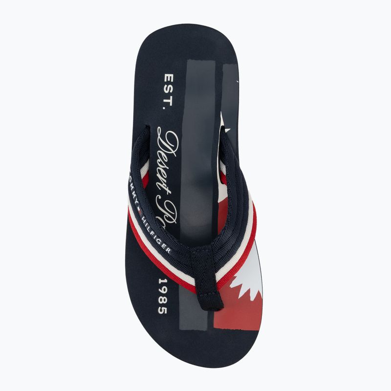 Șlapi pentru bărbați Tommy Hilfiger Patch Print desert sky 5