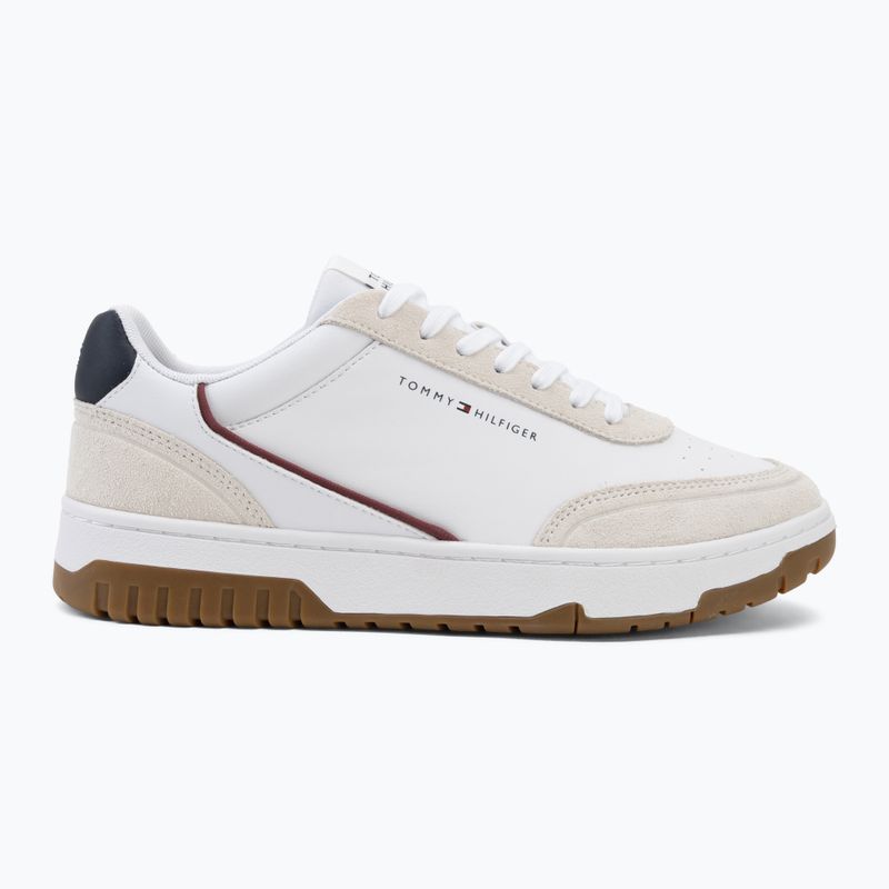 Încălțăminte pentru bărbați Tommy Hilfiger Basket Core Leather Suede Mix rwb 2