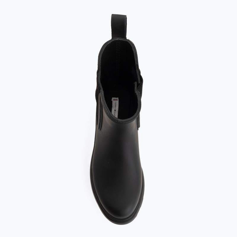 Cizme pentru femei Tommy Hilfiger Rubber Flag Cleated black 5