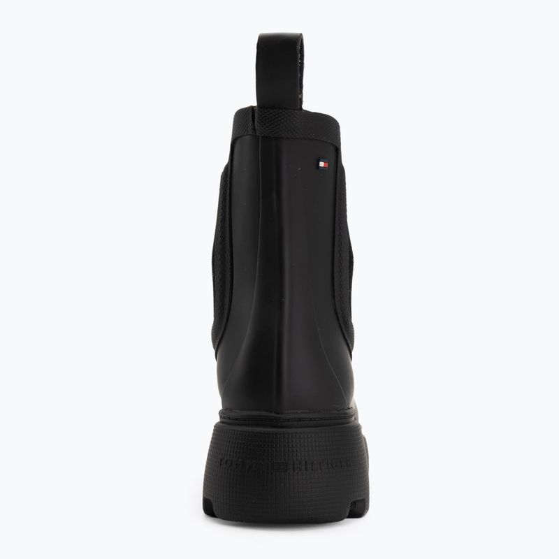 Cizme pentru femei Tommy Hilfiger Rubber Flag Cleated black 6