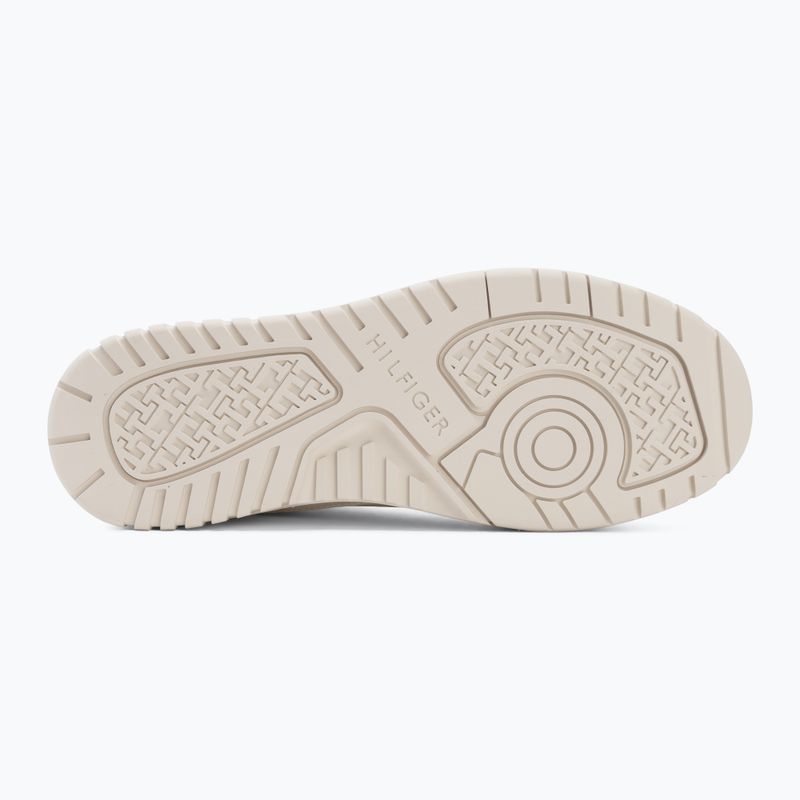 Încălțăminte pentru bărbați Tommy Hilfiger Basket Core Leather Suede Mix ecru/street green 4