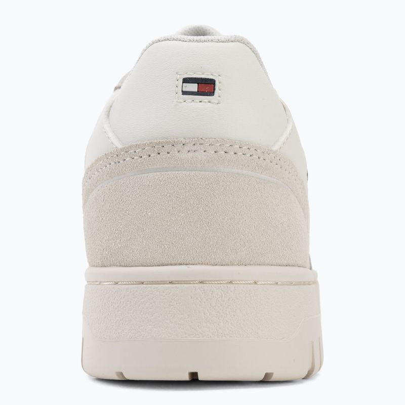 Încălțăminte pentru bărbați Tommy Hilfiger Basket Core Leather Suede Mix ecru/street green 6