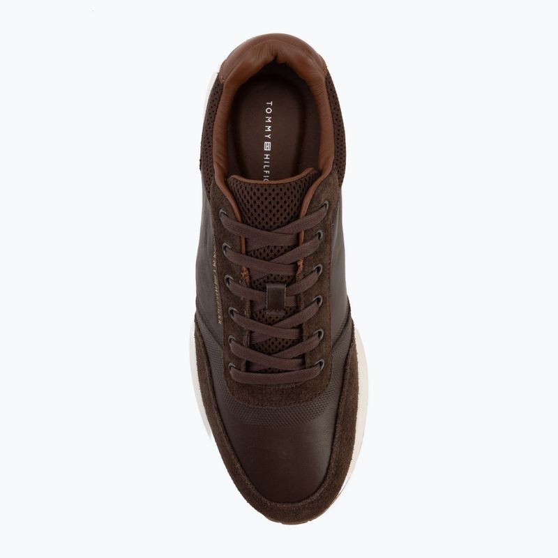 Încălțăminte pentru bărbați Tommy Hilfiger Runner Suede Mix cocoa tracksuits 5