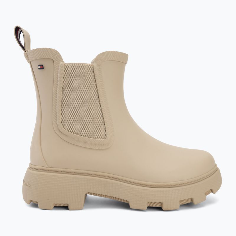 Cizme pentru femei Tommy Hilfiger Rubber Flag Cleated classic beige 2