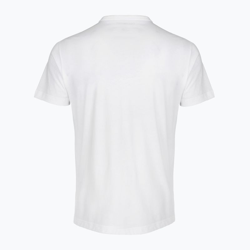 Tricou pentru bărbați Calvin Klein 000NM2748E Crew Neck classic white w/ blue nights 2