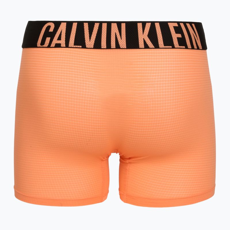 Boxeri pentru bărbați Calvin Klein LV00NB4665 Boxer Brief black/olive night/orange frosting 3