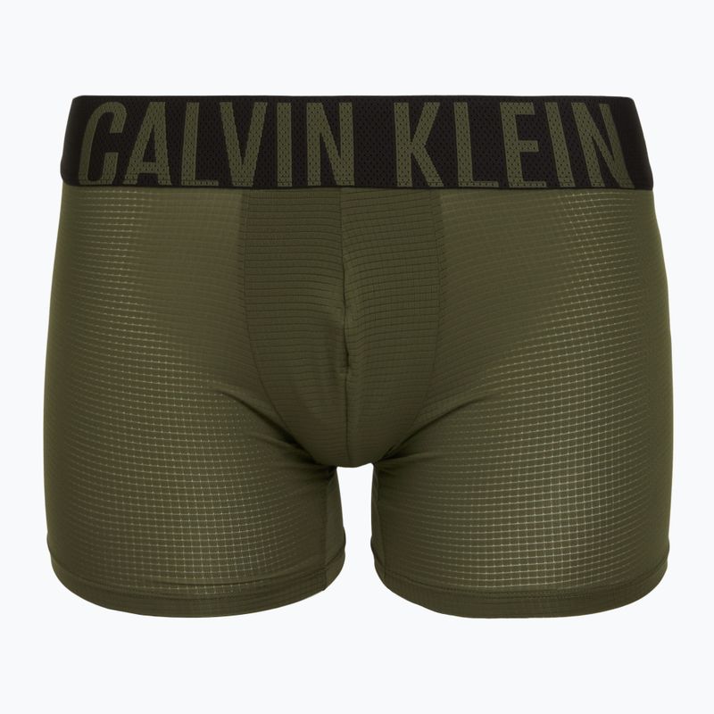 Boxeri pentru bărbați Calvin Klein LV00NB4665 Boxer Brief black/olive night/orange frosting 6