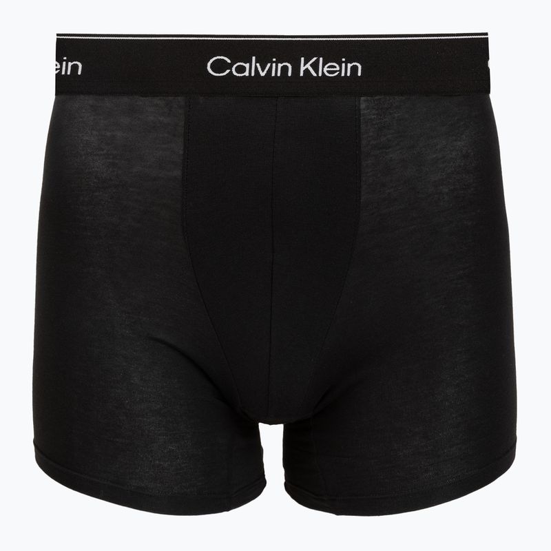 Boxeri pentru bărbați Calvin Klein LV00NB4394 Brief black/harbor mist/dark purple w/ dt 2