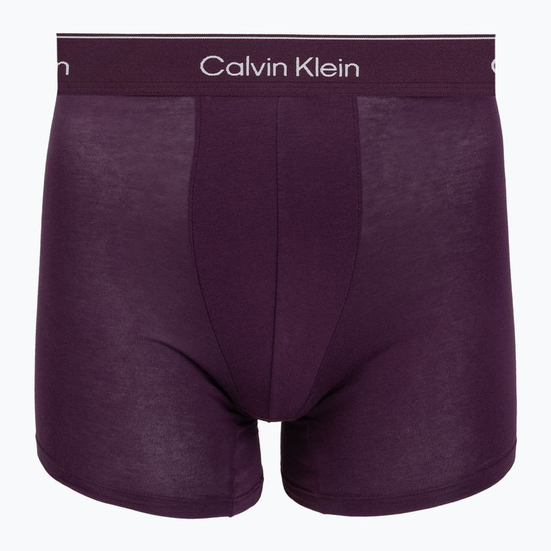 Boxeri pentru bărbați Calvin Klein LV00NB4394 Brief black/harbor mist/dark purple w/ dt 3