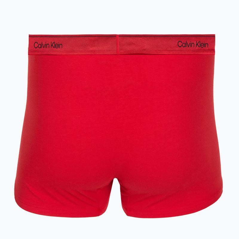 Boxeri pentru bărbați Calvin Klein LV00NB4575 Trunk black/goji berry/black 4