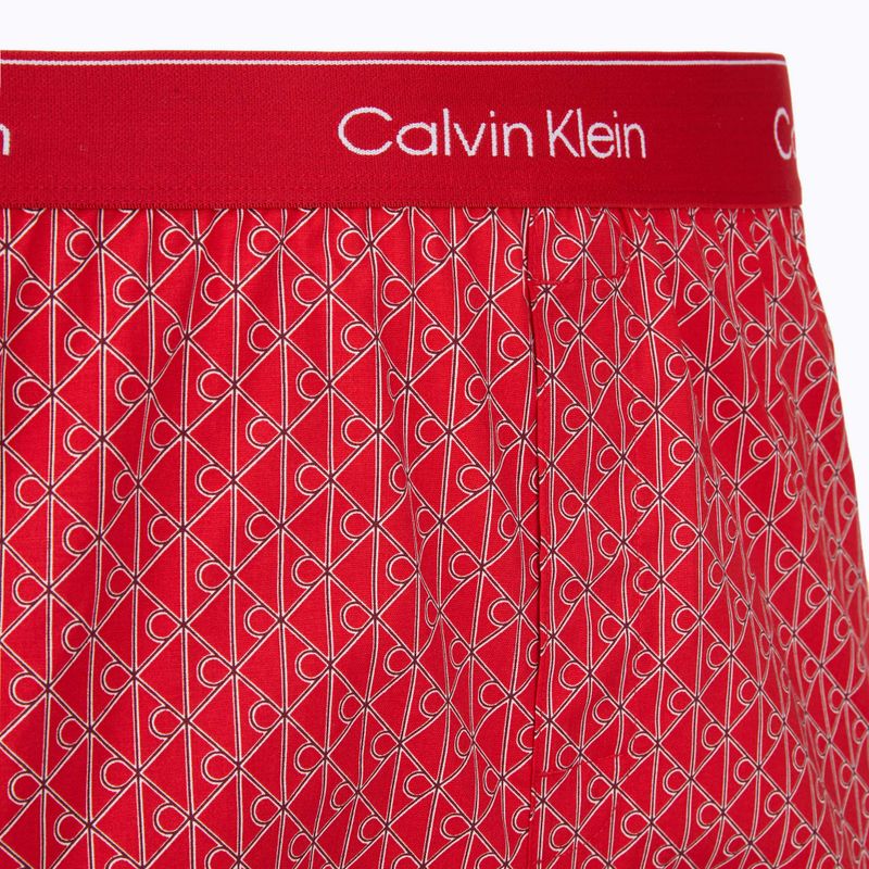 Boxeri pentru bărbați Calvin Klein LV00NB4727 Boxer Slim black/prep emblem goji berry/grisai 4