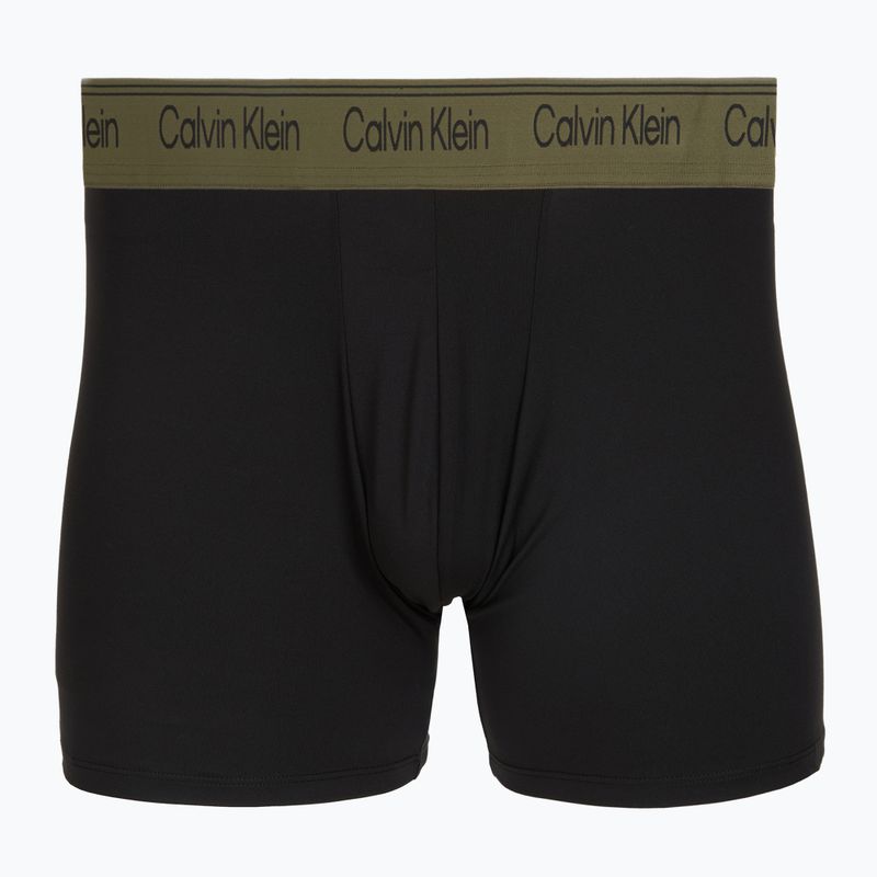 Boxeri pentru bărbați Calvin Klein LV00NB4410 Brief black w/bronze flash wb/black/oliv 3