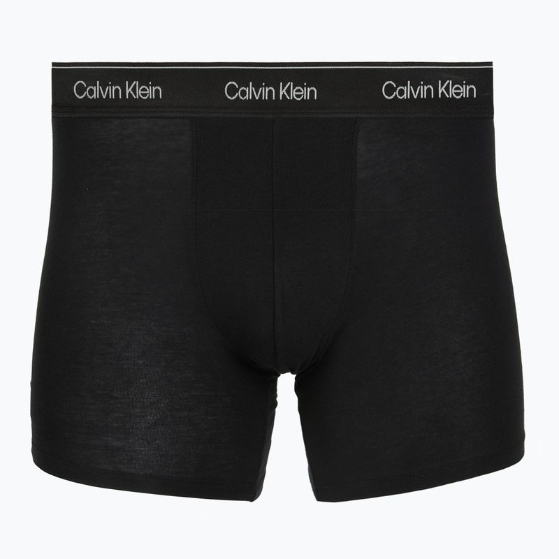 Boxeri pentru bărbați Calvin Klein LV00NB4576 Boxer Brief black/goji berry/black 3