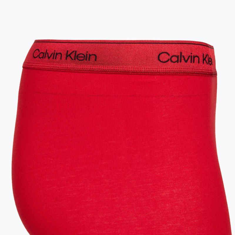 Boxeri pentru bărbați Calvin Klein LV00NB4576 Boxer Brief black/goji berry/black 5