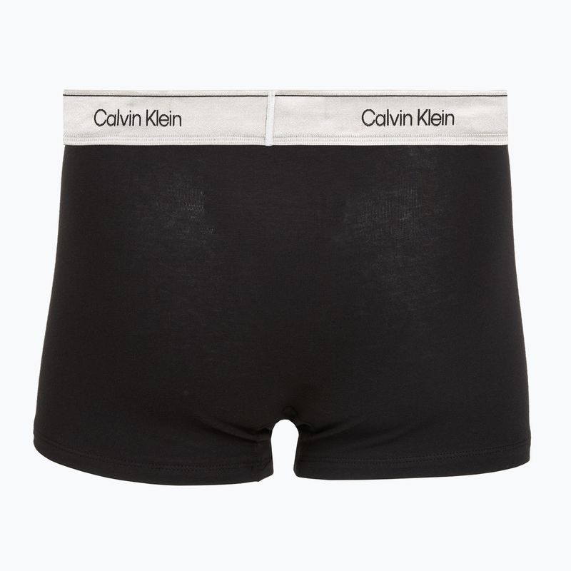 Boxeri pentru bărbați Calvin Klein LV00NB4730 Trunk black w/ silver haze wbs 2