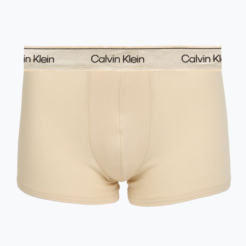 Boxeri pentru bărbați Calvin Klein LV00NB4575 Trunk black/brown cork/river sand 4