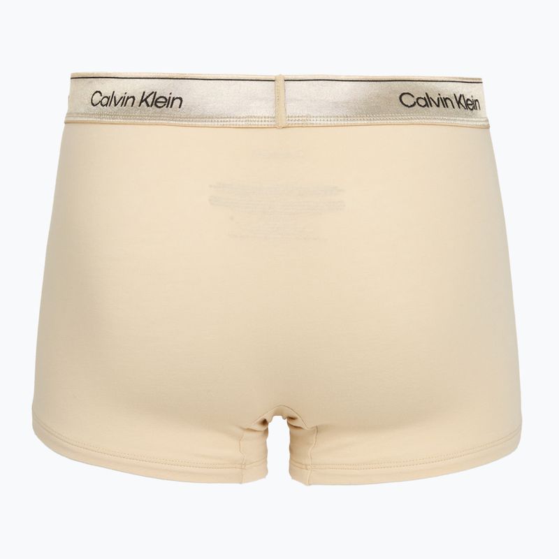 Boxeri pentru bărbați Calvin Klein LV00NB4575 Trunk black/brown cork/river sand 5