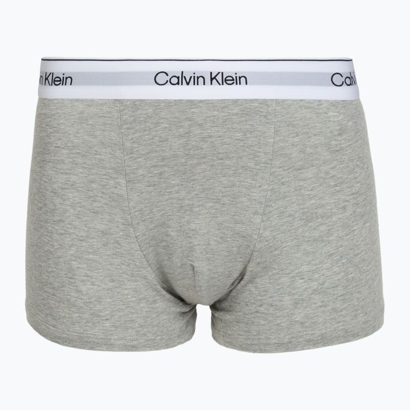 Boxeri pentru bărbați Calvin Klein LV00NB4437 Relaxed Fit Trunk grey heather/black/classic white 5