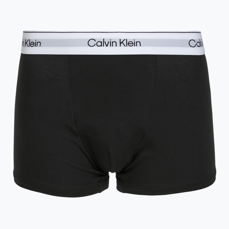 Boxeri pentru bărbați Calvin Klein LV00NB4437 Relaxed Fit Trunk grey heather/black/classic white 8